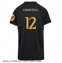 Maillot de football Réplique Real Madrid Eduardo Camavinga #12 Troisième Femme 2023-24 Manche Courte