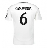 Maillot de football Réplique Real Madrid Eduardo Camavinga #6 Domicile 2024-25 Manche Courte