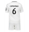 Maillot de football Réplique Real Madrid Eduardo Camavinga #6 Domicile Enfant 2024-25 Manche Courte (+ Pantalon court)