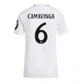 Maillot de football Réplique Real Madrid Eduardo Camavinga #6 Domicile Femme 2024-25 Manche Courte