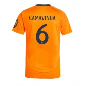 Maillot de football Réplique Real Madrid Eduardo Camavinga #6 Extérieur 2024-25 Manche Courte