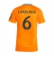 Maillot de football Réplique Real Madrid Eduardo Camavinga #6 Extérieur Femme 2024-25 Manche Courte