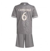 Maillot de football Réplique Real Madrid Eduardo Camavinga #6 Troisième Enfant 2024-25 Manche Courte (+ Pantalon court)