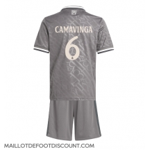 Maillot de football Réplique Real Madrid Eduardo Camavinga #6 Troisième Enfant 2024-25 Manche Courte (+ Pantalon court)