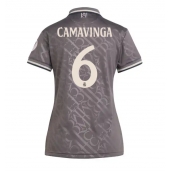 Maillot de football Réplique Real Madrid Eduardo Camavinga #6 Troisième Femme 2024-25 Manche Courte