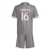 Maillot de football Réplique Real Madrid Endrick #16 Troisième Enfant 2024-25 Manche Courte (+ Pantalon court)