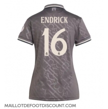 Maillot de football Réplique Real Madrid Endrick #16 Troisième Femme 2024-25 Manche Courte