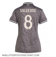 Maillot de football Réplique Real Madrid Federico Valverde #8 Troisième Femme 2024-25 Manche Courte