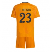 Maillot de football Réplique Real Madrid Ferland Mendy #23 Extérieur Enfant 2024-25 Manche Courte (+ Pantalon court)