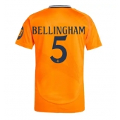 Maillot de football Réplique Real Madrid Jude Bellingham #5 Extérieur 2024-25 Manche Courte