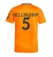 Maillot de football Réplique Real Madrid Jude Bellingham #5 Extérieur 2024-25 Manche Courte