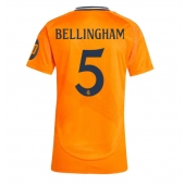 Maillot de football Réplique Real Madrid Jude Bellingham #5 Extérieur Femme 2024-25 Manche Courte