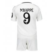 Maillot de football Réplique Real Madrid Kylian Mbappe #9 Domicile Enfant 2024-25 Manche Courte (+ Pantalon court)