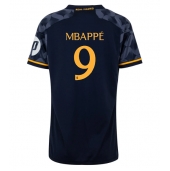 Maillot de football Réplique Real Madrid Kylian Mbappe #9 Extérieur Femme 2023-24 Manche Courte