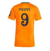 Maillot de football Réplique Real Madrid Kylian Mbappe #9 Extérieur Femme 2024-25 Manche Courte