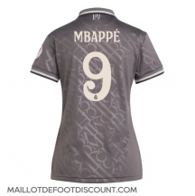 Maillot de football Réplique Real Madrid Kylian Mbappe #9 Troisième Femme 2024-25 Manche Courte