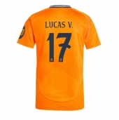 Maillot de football Réplique Real Madrid Lucas Vazquez #17 Extérieur 2024-25 Manche Courte