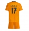 Maillot de football Réplique Real Madrid Lucas Vazquez #17 Extérieur Enfant 2024-25 Manche Courte (+ Pantalon court)