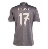 Maillot de football Réplique Real Madrid Lucas Vazquez #17 Troisième 2024-25 Manche Courte