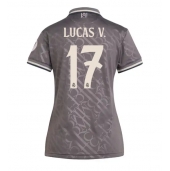 Maillot de football Réplique Real Madrid Lucas Vazquez #17 Troisième Femme 2024-25 Manche Courte