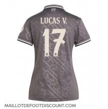 Maillot de football Réplique Real Madrid Lucas Vazquez #17 Troisième Femme 2024-25 Manche Courte