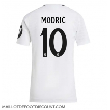 Maillot de football Réplique Real Madrid Luka Modric #10 Domicile Femme 2024-25 Manche Courte