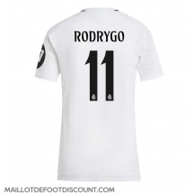 Maillot de football Réplique Real Madrid Rodrygo Goes #11 Domicile Femme 2024-25 Manche Courte