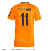 Maillot de football Réplique Real Madrid Rodrygo Goes #11 Extérieur Femme 2024-25 Manche Courte