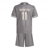 Maillot de football Réplique Real Madrid Rodrygo Goes #11 Troisième Enfant 2024-25 Manche Courte (+ Pantalon court)