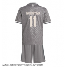 Maillot de football Réplique Real Madrid Rodrygo Goes #11 Troisième Enfant 2024-25 Manche Courte (+ Pantalon court)