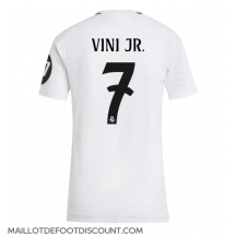 Maillot de football Réplique Real Madrid Vinicius Junior #7 Domicile Femme 2024-25 Manche Courte