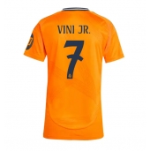 Maillot de football Réplique Real Madrid Vinicius Junior #7 Extérieur Femme 2024-25 Manche Courte