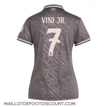 Maillot de football Réplique Real Madrid Vinicius Junior #7 Troisième Femme 2024-25 Manche Courte