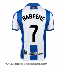 Maillot de football Réplique Real Sociedad Ander Barrenetxea #7 Domicile 2024-25 Manche Courte