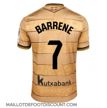 Maillot de football Réplique Real Sociedad Ander Barrenetxea #7 Extérieur 2024-25 Manche Courte