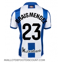 Maillot de football Réplique Real Sociedad Brais Mendez #23 Domicile 2024-25 Manche Courte