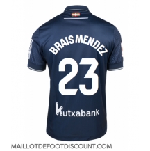 Maillot de football Réplique Real Sociedad Brais Mendez #23 Extérieur 2023-24 Manche Courte