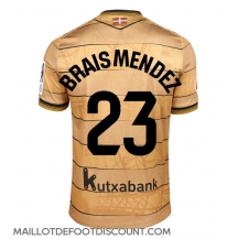 Maillot de football Réplique Real Sociedad Brais Mendez #23 Extérieur 2024-25 Manche Courte