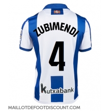 Maillot de football Réplique Real Sociedad Martin Zubimendi #4 Domicile 2024-25 Manche Courte