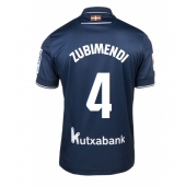 Maillot de football Réplique Real Sociedad Martin Zubimendi #4 Extérieur 2023-24 Manche Courte