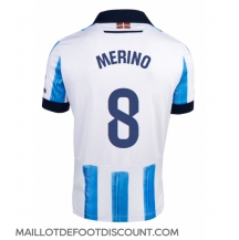 Maillot de football Réplique Real Sociedad Mikel Merino #8 Domicile 2023-24 Manche Courte