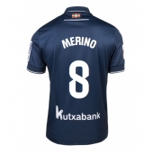 Maillot de football Réplique Real Sociedad Mikel Merino #8 Extérieur 2023-24 Manche Courte