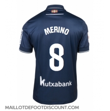 Maillot de football Réplique Real Sociedad Mikel Merino #8 Extérieur 2023-24 Manche Courte