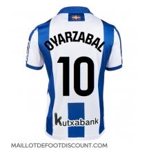 Maillot de football Réplique Real Sociedad Mikel Oyarzabal #10 Domicile 2024-25 Manche Courte