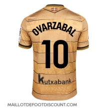 Maillot de football Réplique Real Sociedad Mikel Oyarzabal #10 Extérieur 2024-25 Manche Courte