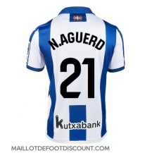 Maillot de football Réplique Real Sociedad Nayef Aguerd #21 Domicile 2024-25 Manche Courte