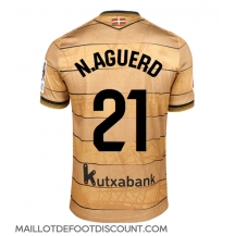 Maillot de football Réplique Real Sociedad Nayef Aguerd #21 Extérieur 2024-25 Manche Courte