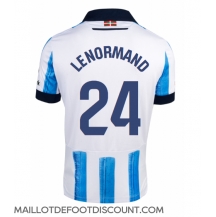 Maillot de football Réplique Real Sociedad Robin Le Normand #24 Domicile 2023-24 Manche Courte