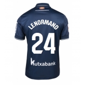 Maillot de football Réplique Real Sociedad Robin Le Normand #24 Extérieur 2023-24 Manche Courte