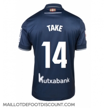 Maillot de football Réplique Real Sociedad Takefusa Kubo #14 Extérieur 2023-24 Manche Courte